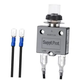 Hengxi Direct Hx-078 Push Button Circuit Breaker 5 Amp Fuse Tester Manual Reset 32v Low 5a