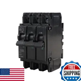 B0fjybnly4 Hiitio Ac Mini Circuit Breaker 20a 120/240v 3-pole Din Rail Mount Ul489