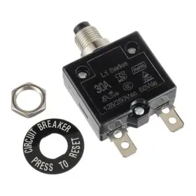Huarew Ryx-l1tcb-30a Huwrew 30 Amp Push Button Circuit Breaker 125-250v Ac 50v Dc L1 Series 30a
