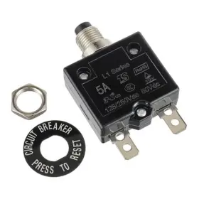 Huarew Ryx-l1tcb-5a Huwrew 5 Amp Push Button Circuit Breaker 125-250v Ac 50v Dc L1 Series Manual 5a