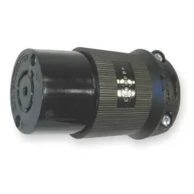 Hbl2513bk Hubbell 20a Locking Connector 4p 5w 120/208vac L21-20r Bk