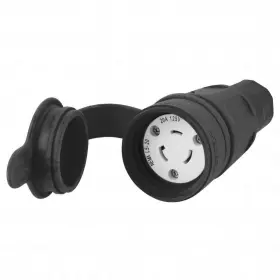 Hbl27w47bk Hubbell Wt Lckcon Strt 20 A Black Elstmr L5-20r 39ax03