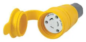 Hbl27w48 Hubbell Wt Lckcon Strt 20 A Yellow Elstmr L6-20r 39aw40 #2