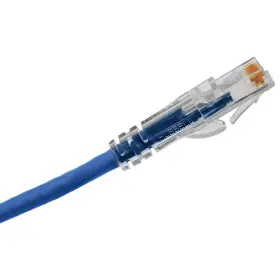 Hc6ab10 Hubbell Premise Wiring Patch Cord Cat 6a Clear Boot Blue 10 Ft