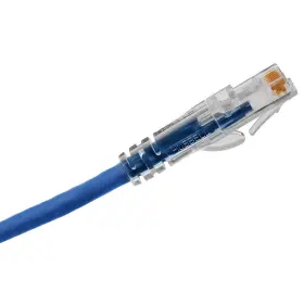 Hc6ab20 Hubbell Premise Wiring Patch Cord Cat 6a Clear Boot Blue 20 Ft