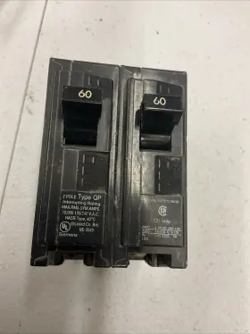Qp260 Ite Circuit Breaker Type 60a 2 Pole Missing Screw- Ecs #2