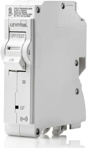 Lb130-gs Leviton 30 Amp 1-pole Plug-on Gfci Branch Circuit Breaker 120 Vac White