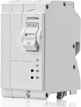 Lb215-af Leviton 15a 2-pole Plug-on Afci Branch Circuit Breaker Hydraulic