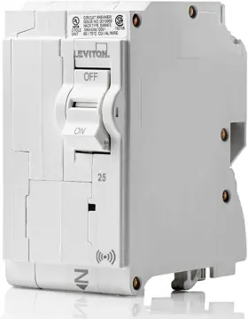 Lb225-s Leviton 25a 2-pole Plug-on Smart Standard Branch Circuit Breaker