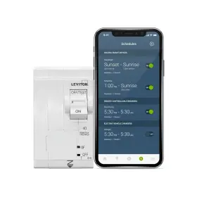Lb240-est Leviton 2nd Gen Smart Circuit Breaker Remote Control Gfpe 2-pole 40a