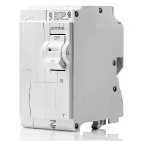 Lb250-t Leviton 50a 2-pole Plug-on Standard Branch Circuit 50-amp White