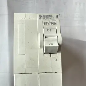 Lb290 Leviton 90a 120/240v 2-pole White Panel Circuit Breaker Switch
