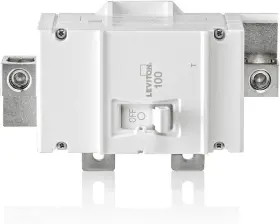 Lm100-t Leviton 100a 2-pole Main Circuit Breaker Thermal Magnetic White