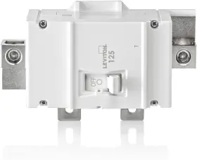 Lm125-t Leviton 125a 2-pole Main Circuit Breaker Thermal Magnetic White