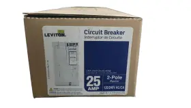 R00-lb225-0tr Leviton 5-pack Branch 2-pole 25a 120/240v Circuit Breaker Lb225-tr