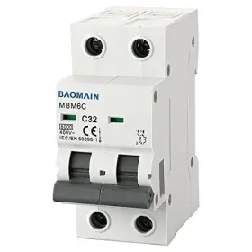 Dz47-63 Lpmnsd Miniature Circuit Breaker Mbm6c 2p C32 Ac 230v 400v 32amp 2 Pole #3