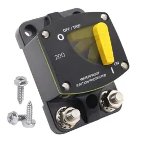 Luna Aeo187-200a Overload Protection Car Circuit Breaker With Manual Switch 200a New Version