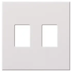 Vwp-2-wh Lutron Dimmer/swch Wll Plt Stnd Wht 2gng Matte 5pwp5