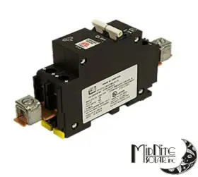Mnepv100 Midnite Solar Circuit Breaker 100a 150vdc 1-pole Din Mount