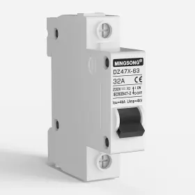 Dz47x-32a Mingsong Dc Solar Panels Disconnect Switch 32 Amp Shut Off