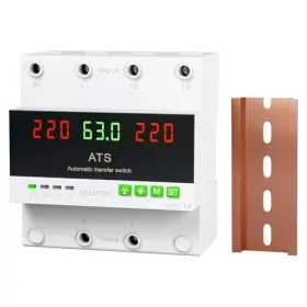 Lbt-071-3 Minyu Store 110 Vac Dual Power Automatic Transfer Switch 2-pole 63 Amp Din Ats