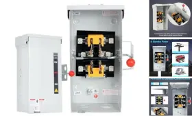 Lbt-081-100mh-1 Minyu Store Generator Transfer Switch 12000/24000/45000w General-duty Double-throw 100a