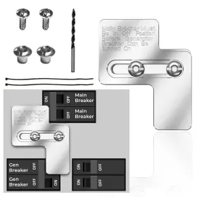 Mq-f00w1675 Motoqueen Generator Interlock Kit Fits For Siemens 100 Amp/murray Amp Panel