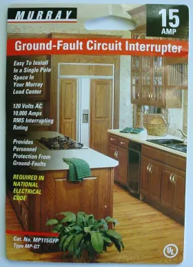 Mp115gfp Murray 15a Single Pole Mp-gt Gfci Circuit Breaker 15 Amp #2