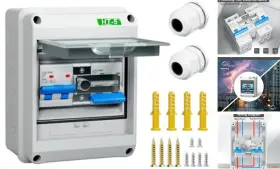 Xs-042-hs-sdy-3 New.sunny 32 Amp Dual Power Manual Transfer Switch Single-side Slide Lock Box