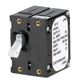 29814 Paneltronics Ftaft Frame Magnetic Circuit Breaker - 15 Amps Double Pole