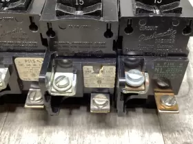 54h107 Pushmatic P115 Lot Of 5 Ite Circuit Breakers 1-pole 120/240v 15a #54h107 Co #2