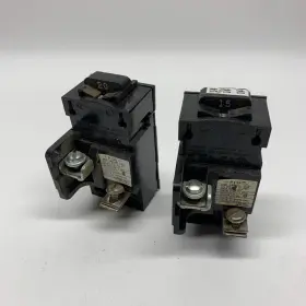 P120-p115 Pushmatic Lot Of 2 15 Amp And 20 P115 P120 Single Pole Breakers Ite Gould