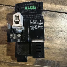 P150 Pushmatic Lot Of 5 Used Tested Single Pole Circuit Breakers 50a 120 Volt #3