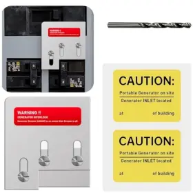 Dda-01 Qyzzrs Generator Interlock Kit Compatible With Square D Qo Or Homeline50 200 Amp 1