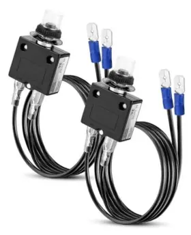 Rainyuparts Re1129 3 Amp 5 Resettable Fuse For Circuit Breaker Rated 32v Dc And 125/250v Ac