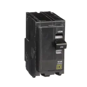 B0002ysmyk Schneider Electric Square D Qo220cp 20 Amp 2-pole Plug-on Circuit Breaker 120/240v