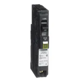 Qo120pcafi Schneider Electric B00confys4 Square D 20a Single-pole Plug-on Neutral Cafci Circuit Breaker