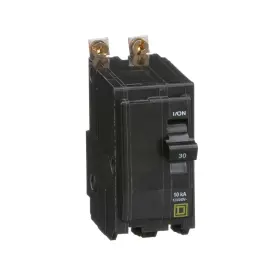 Schneider Electric B00pp6ol5o Square D Qob230cp 30a 2-pole Bolt-on Circuit Breaker 120/240v 10k Air