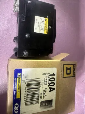 Qo2100cp Schneider Electric Square D 100amp Breaker 2-pole 120 240v Brand New In The Box #3