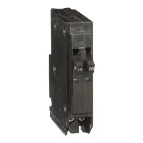 Qot1520cp Schneider Electric Square D By Black Circuit Breaker 1 X 15 Amp 20