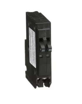 Qo2020cp Schneider Electric Usa Inc Square D Indoor 20/20a 120/240v Tandem 1-pole Circuit Breaker 3.22 Inch