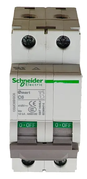 Osmc65h2c6 Schneider Cs 30323 6a 480vac 2pole Circuit Breaker