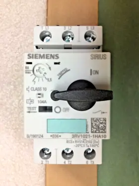 3rv1021-1ha10 Siemens Motor Circuit Protector 5.5-8.0a 400/440/690v New In Box #3
