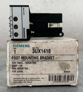 3ux1418 Siemens New Foot Mounting Kit Snap On For 3ua50
