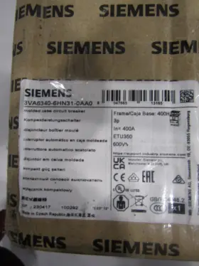 3va6340-6hn31-0aa0 Siemens C Molded Case Circuit Breaker #2