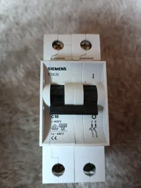 5sx22-c10 Siemens 5sx22 C10 2 Pole 400v Circuit Breaker