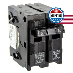 Siemens B000bqu1ra Mp250 50-amp Double Pole Type Mp-t Circuit Breaker