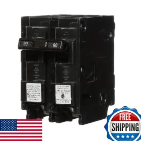 Siemens B0052mb7x0 Q290h 90-amp Double Pole 22ka Type Qph Circuit Breaker