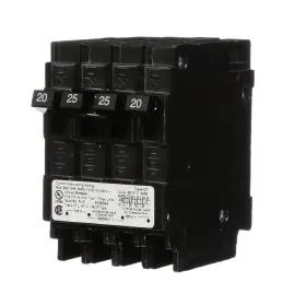 Siemens B0052mdp5s Q22025ct 25-amp Double Pole Two 20-amp Single Circuit Breaker