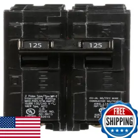 Siemens B01nakend8 Q2125 125-amp 2 Pole 240-volt Circuit Breaker By